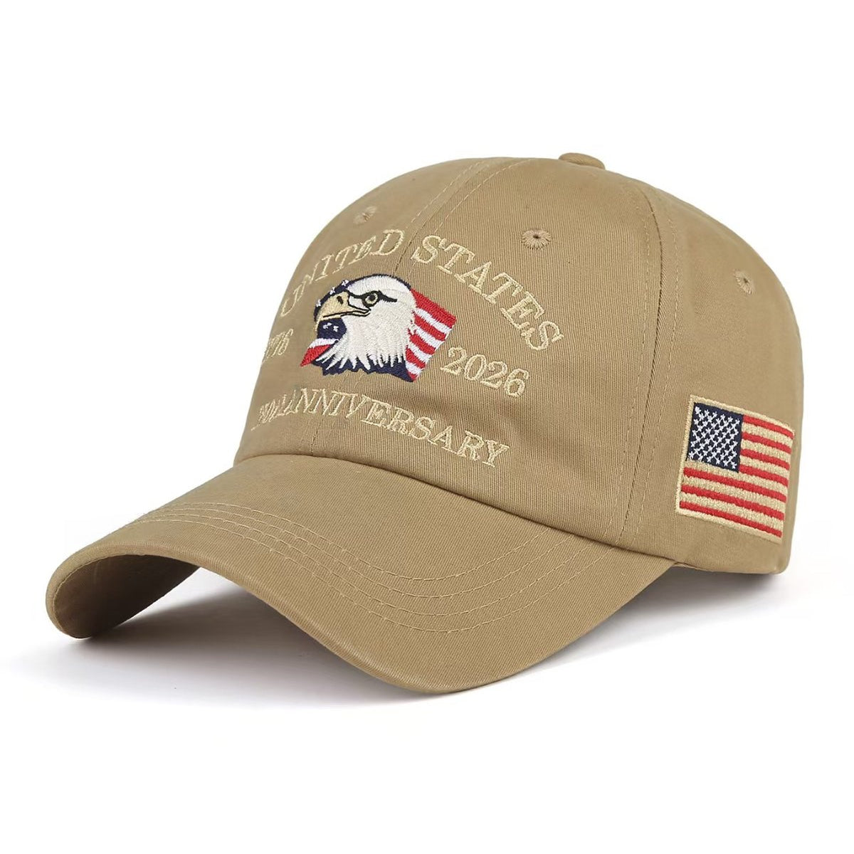 Alohadaddy® Vintage Holiday Independence Day American Flag Baseball Cap
