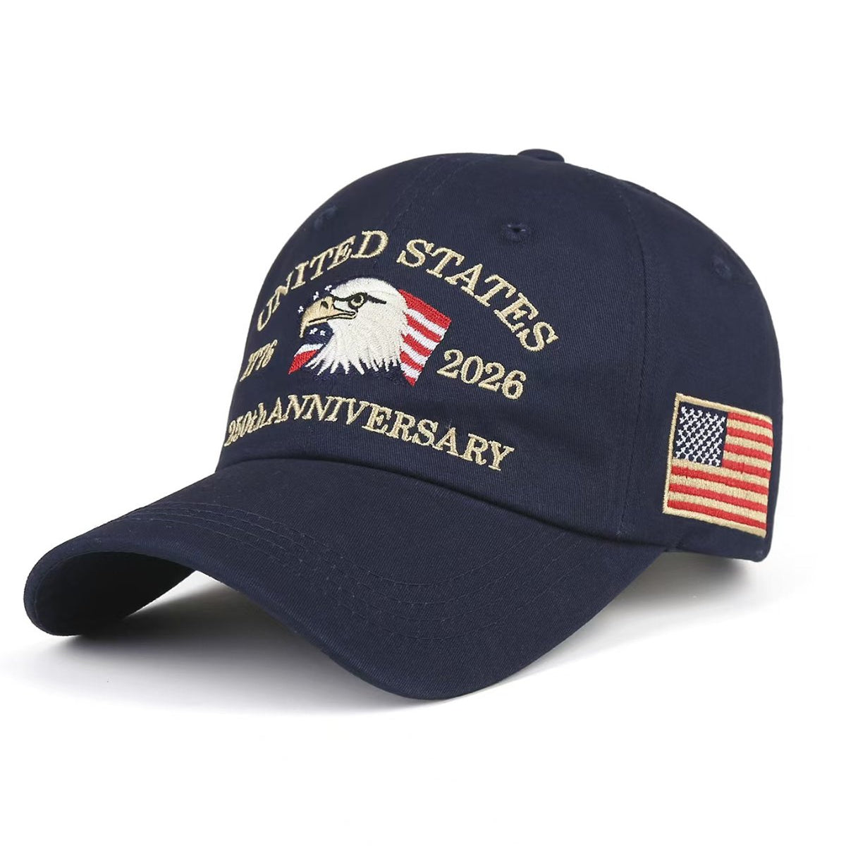 Alohadaddy® Vintage Holiday Independence Day American Flag Baseball Cap