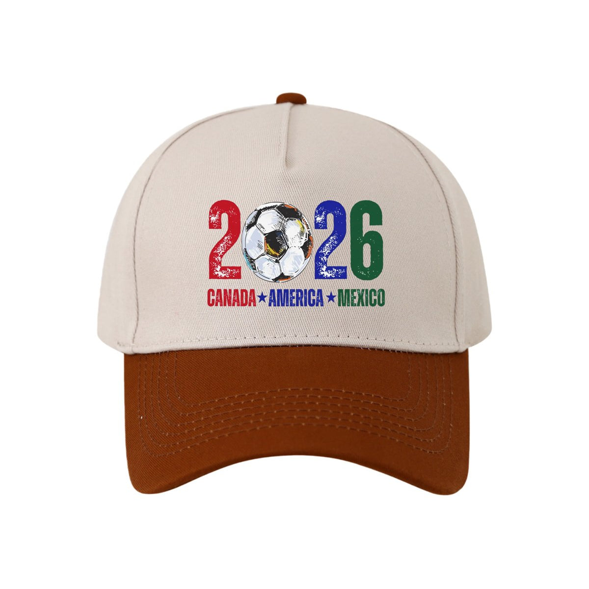 Alohadaddy® Retro Color-Block World Cup Baseball Cap
