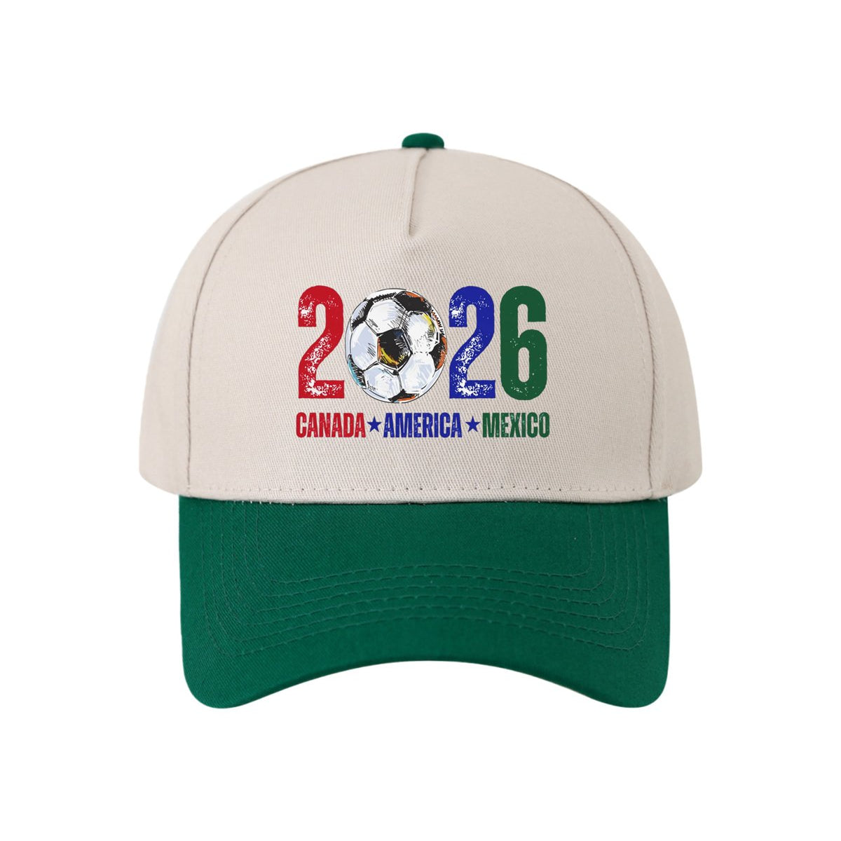 Alohadaddy® Retro Color-Block World Cup Baseball Cap