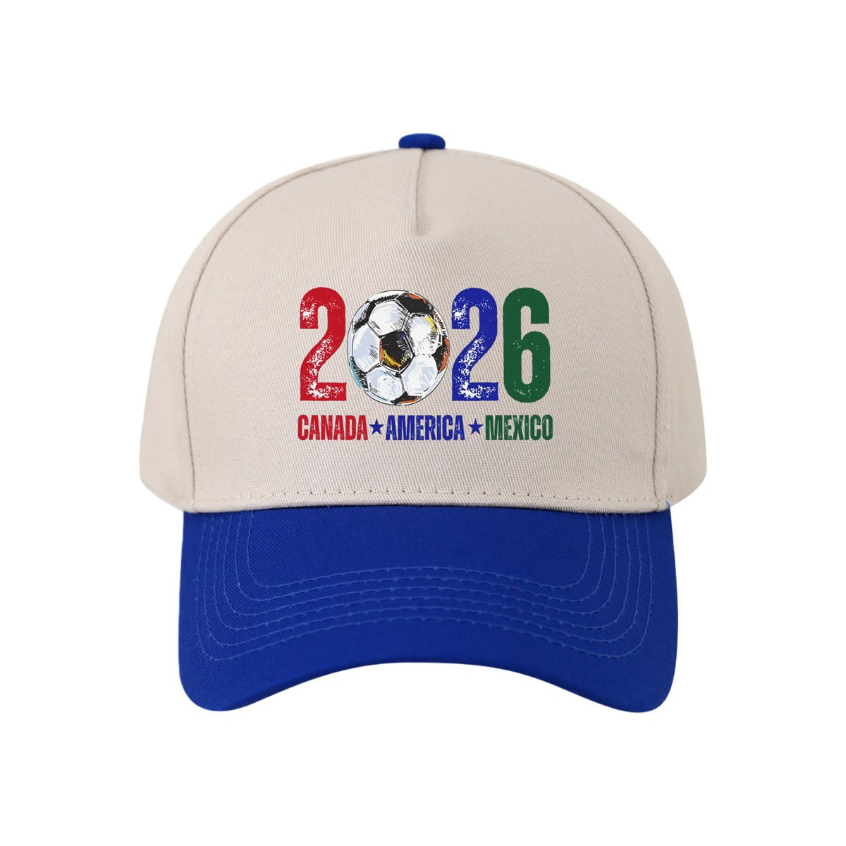 Alohadaddy® Retro Color-Block World Cup Baseball Cap