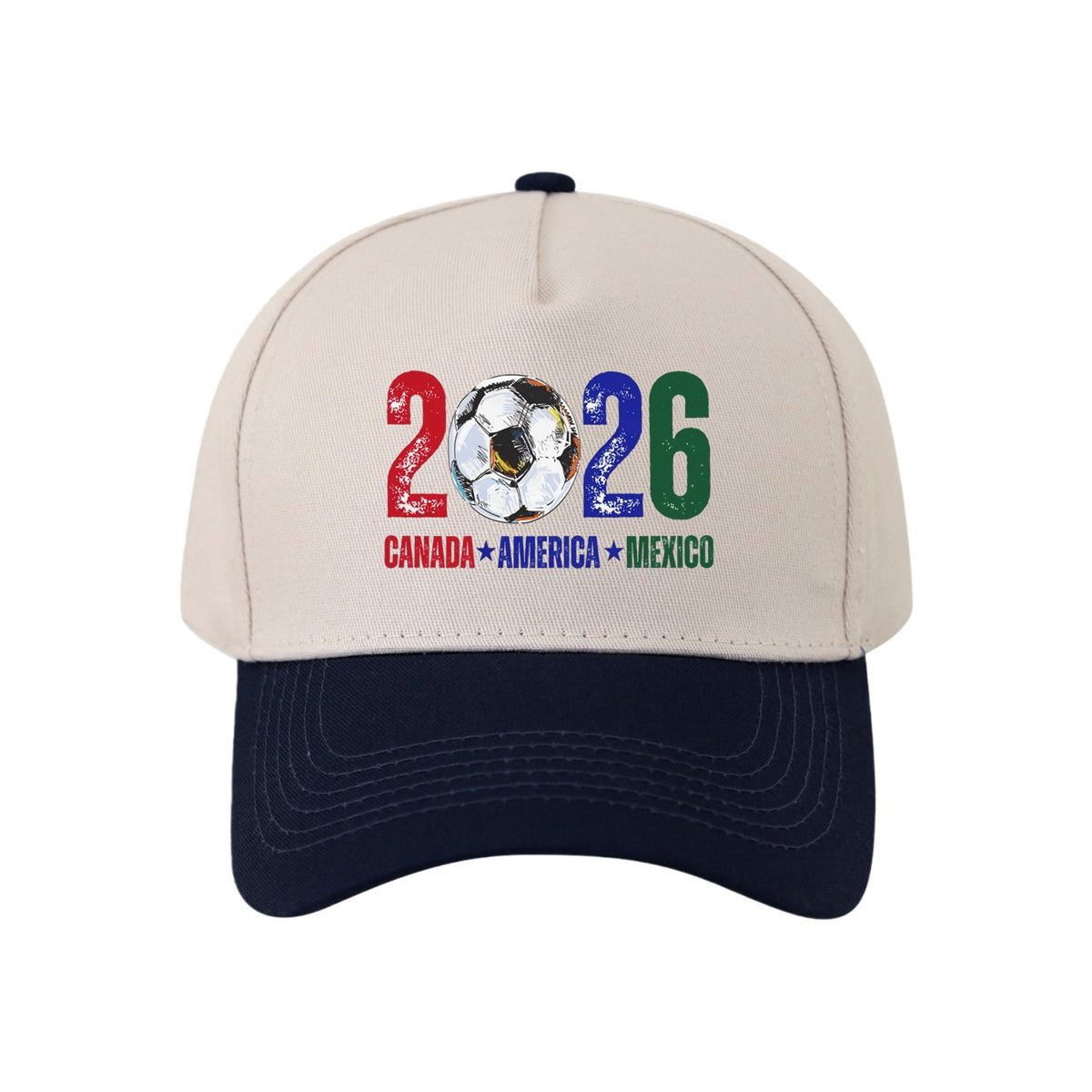 Alohadaddy® Retro Color-Block World Cup Baseball Cap