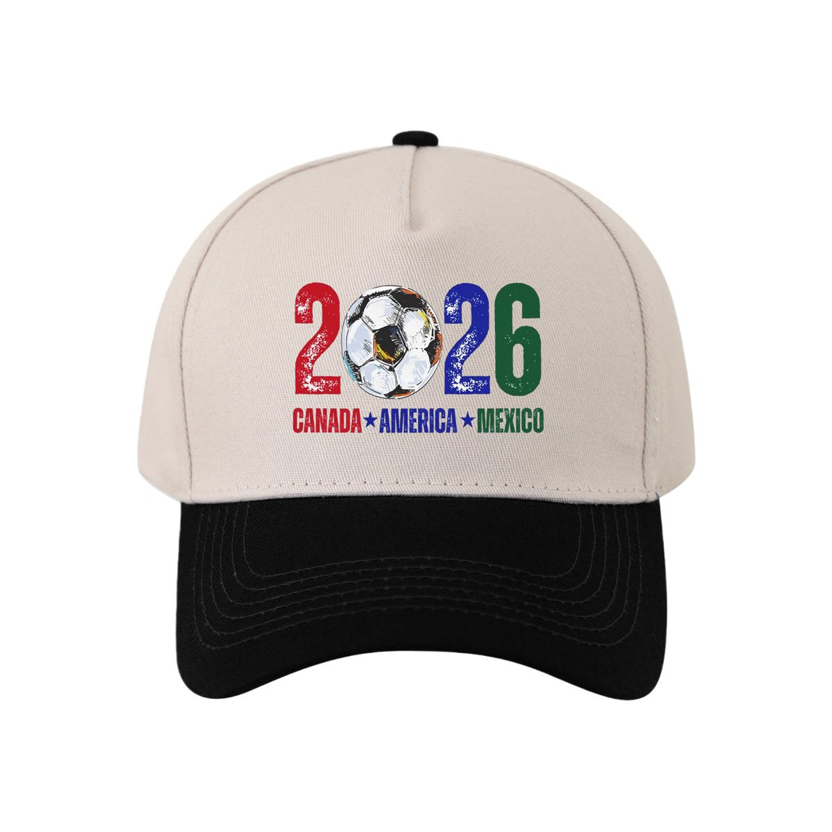 Alohadaddy® Retro Color-Block World Cup Baseball Cap