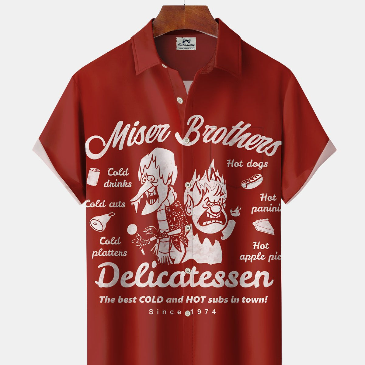 Alohadaddy® Holiday Cartoon Movie Christmas Casual Short-Sleeve Shirt