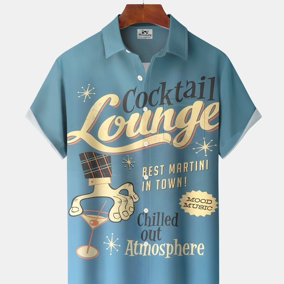 Alohadaddy® Retro Cocktail Party 60s Hawaiian Shirt