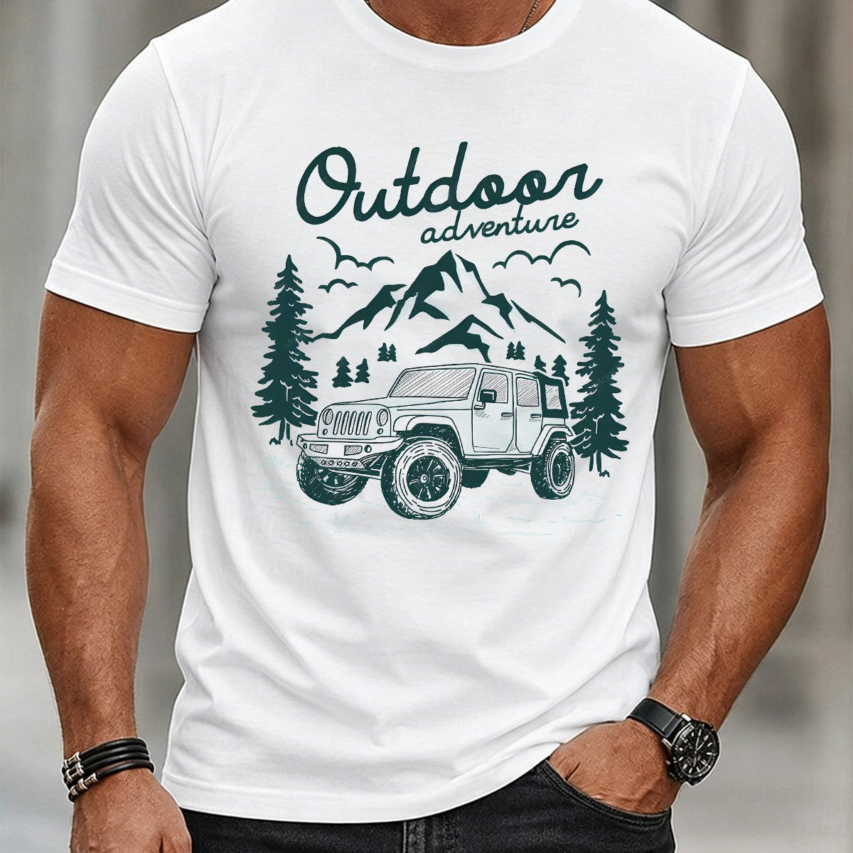 Alohadaddy® Casual 1F150 Ford Pickup Truck Printed Short-Sleeve T-Shirt