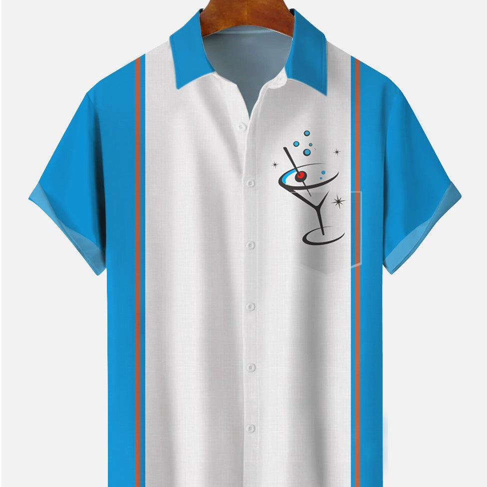 Camisas de bolos personalizadas para hombre, estilo retro de los años 50, de Alohadaddy, con el mismo estilo de las estrellas, para cócteles, vacaciones, campamentos en la playa