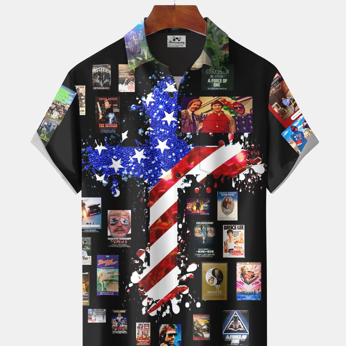 Alohadaddy® Custom Rock Poster Vintage Short-Sleeve Shirt