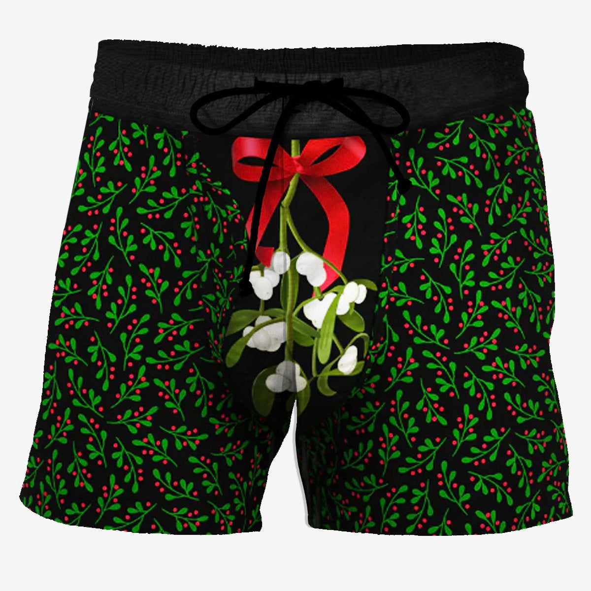 Alohadaddy Mistletoe Ball Fun Pouch Underwear Shorts