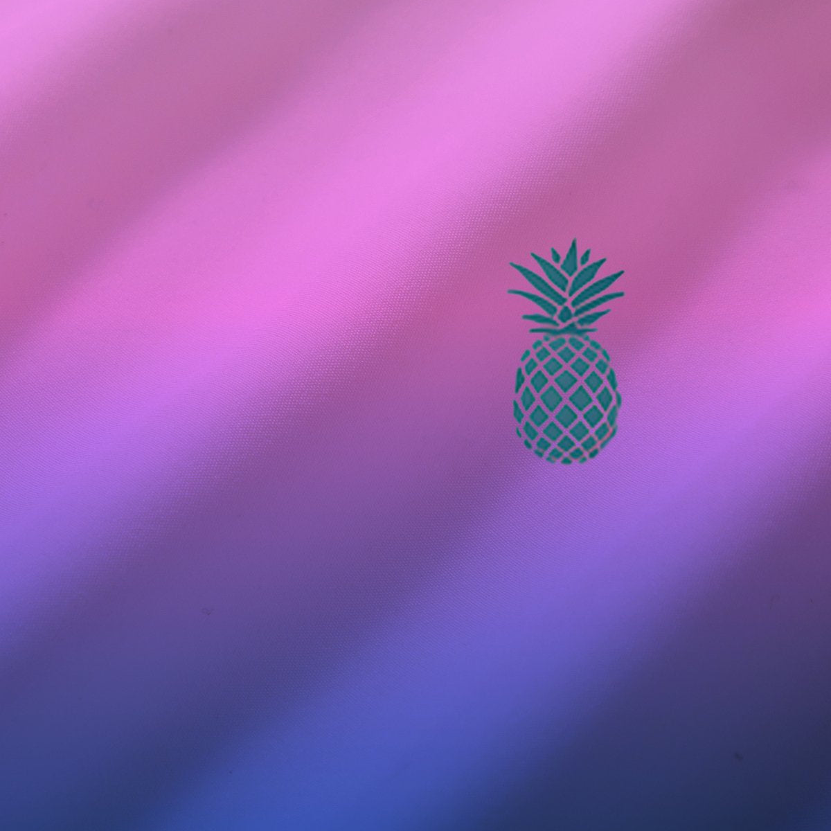 Alohadaddy Hawaiian pineapple print men's pocket shirt