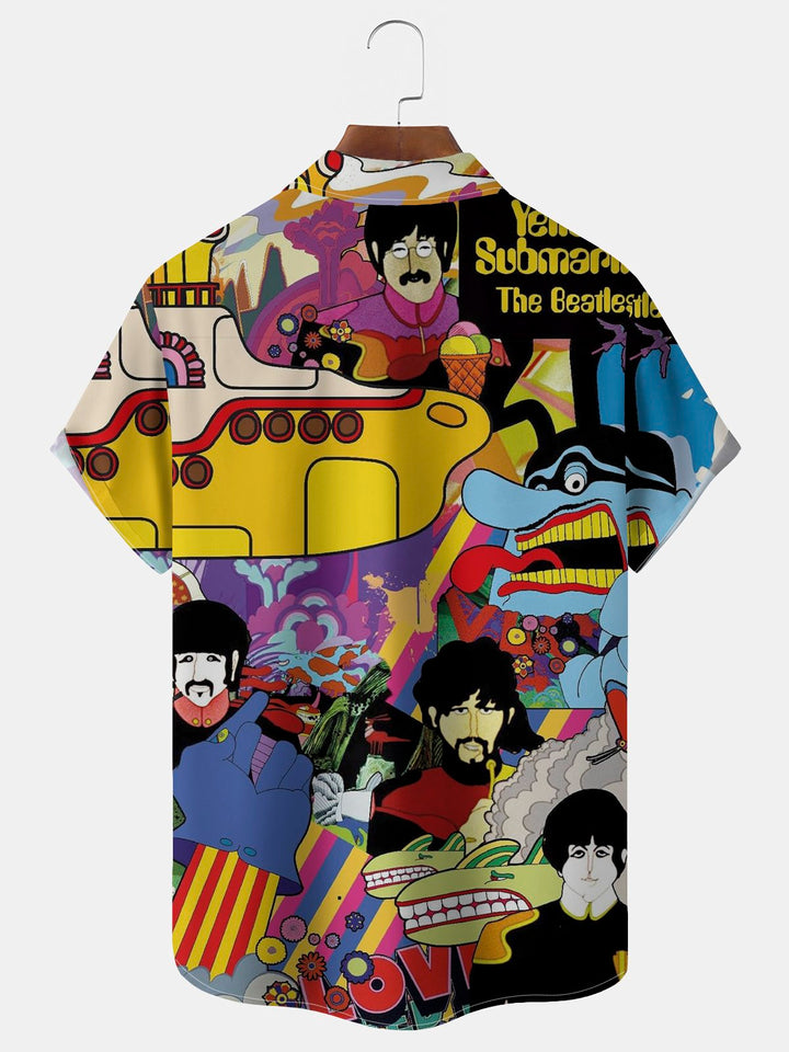 Alohadaddy® Retro Super Musician Print Men&