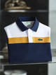 Alohadaddy® Basic Casual Logo Polo Shirt Men's Stylish Striped Lapel Polo Shirt Large & Tall Sizes