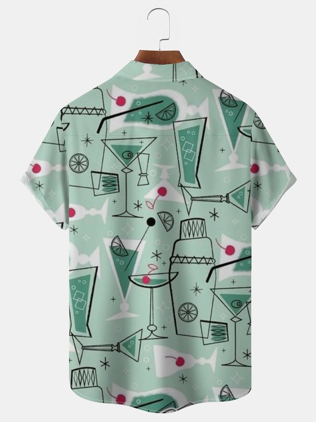 Alohadaddy® Retro Geometric Cocktail Print Men&