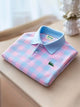 Alohadaddy® Basic Casual Logo Polo Shirt Men's Stylish Plaid Lapel Polo Shirt Large & Tall Sizes