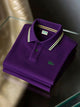 Alohadaddy® Basic Casual Logo Polo Shirt Men's Solid Lapel Polo Shirt Large & Tall Sizes