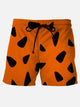 Pantalones cortos hawaianos divertidos con temática nostálgica de películas retro para hombre, pantalones cortos elásticos de talla grande con dibujos animados