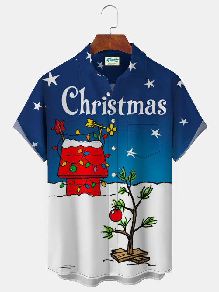 Alohadaddy Christmas Holiday Blue Men&