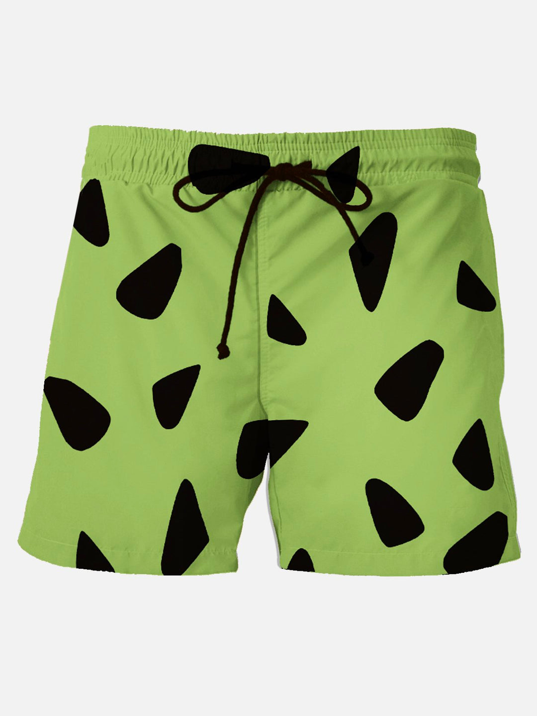 Pantalones cortos hawaianos divertidos con temática nostálgica de películas retro para hombre, pantalones cortos elásticos de talla grande con dibujos animados