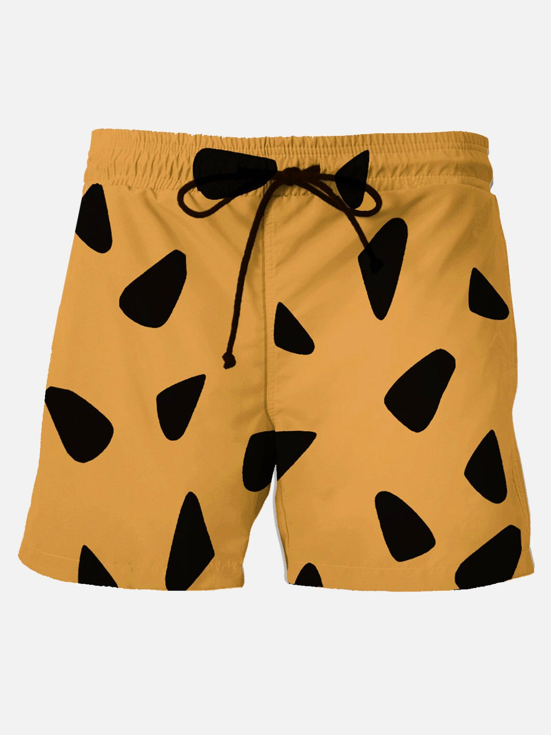 Pantalones cortos hawaianos divertidos con temática nostálgica de películas retro para hombre, pantalones cortos elásticos de talla grande con dibujos animados