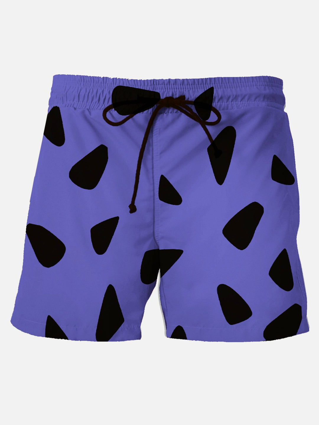 Pantalones cortos hawaianos divertidos con temática nostálgica de películas retro para hombre, pantalones cortos elásticos de talla grande con dibujos animados