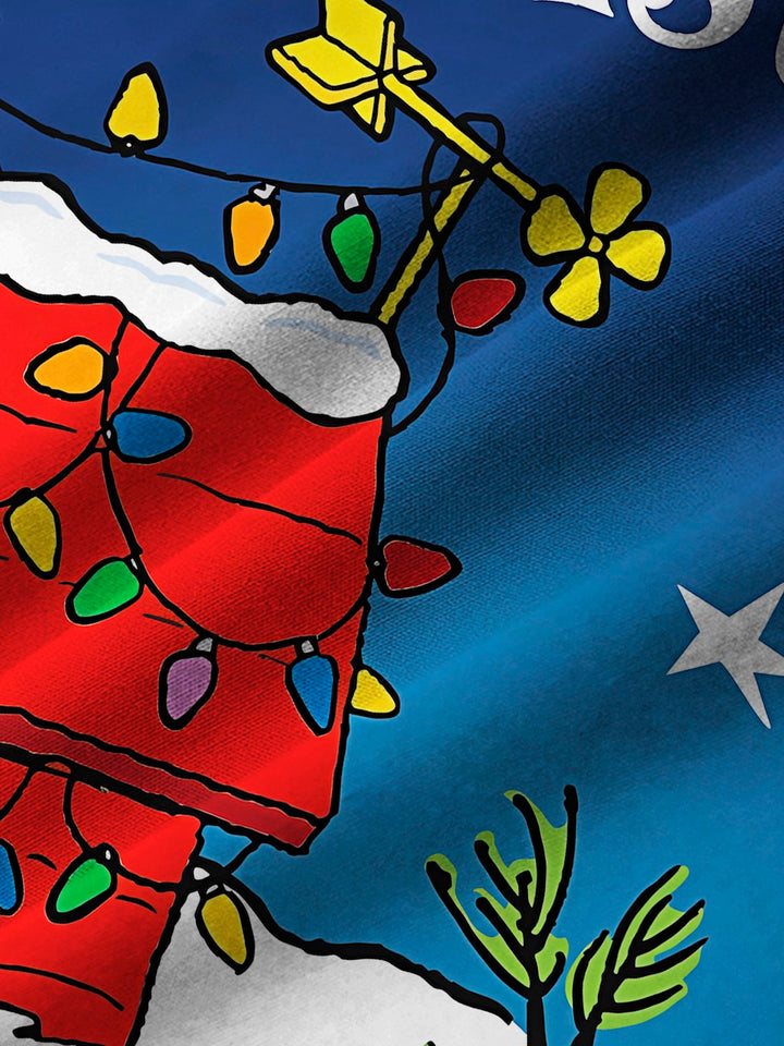 Alohadaddy Christmas Holiday Blue Men&