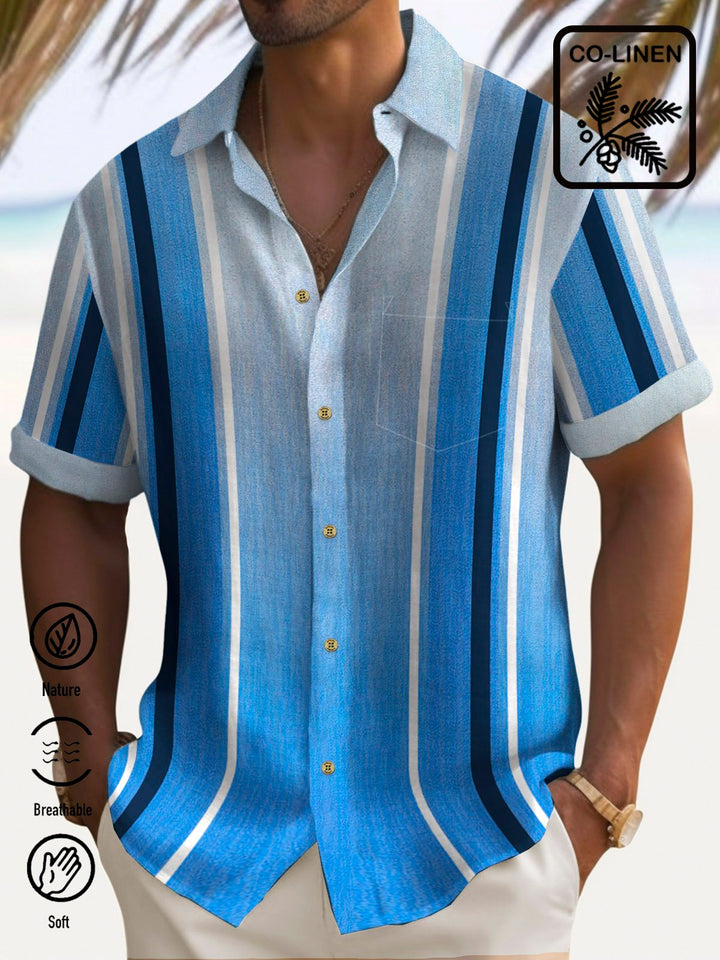 Alohadaddy Beach Holiday Cotton Linen Blend Men&