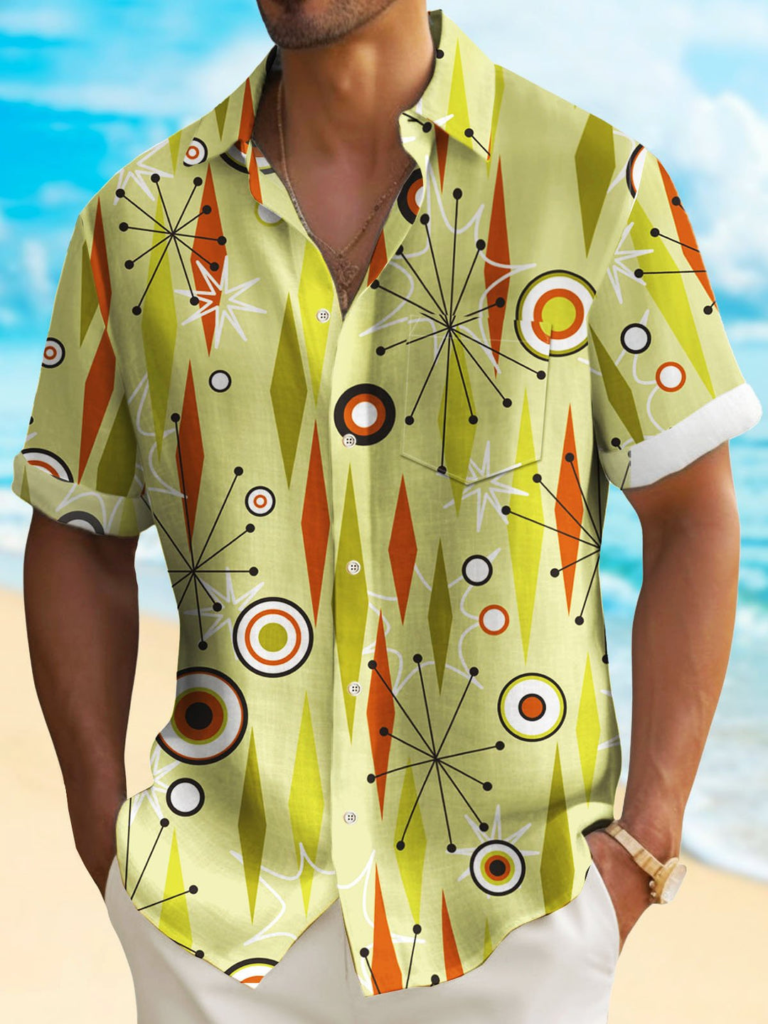 Alohadaddy Vintage Medieval Geometric Men&