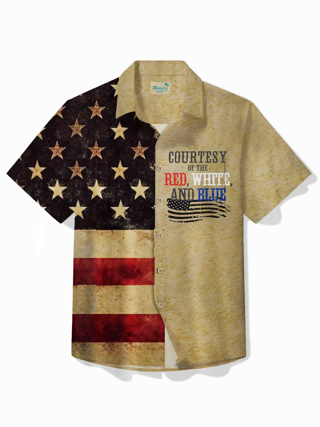 Alohadaddy Vintage American Flag Men&