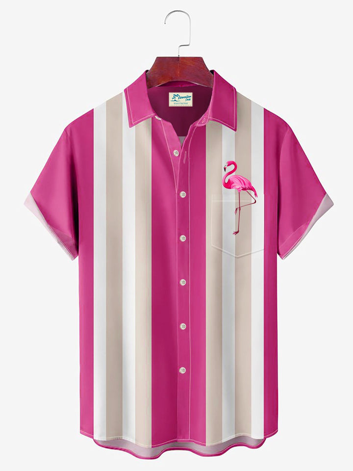 Alohadaddy Beach Holiday Flamingo Men&