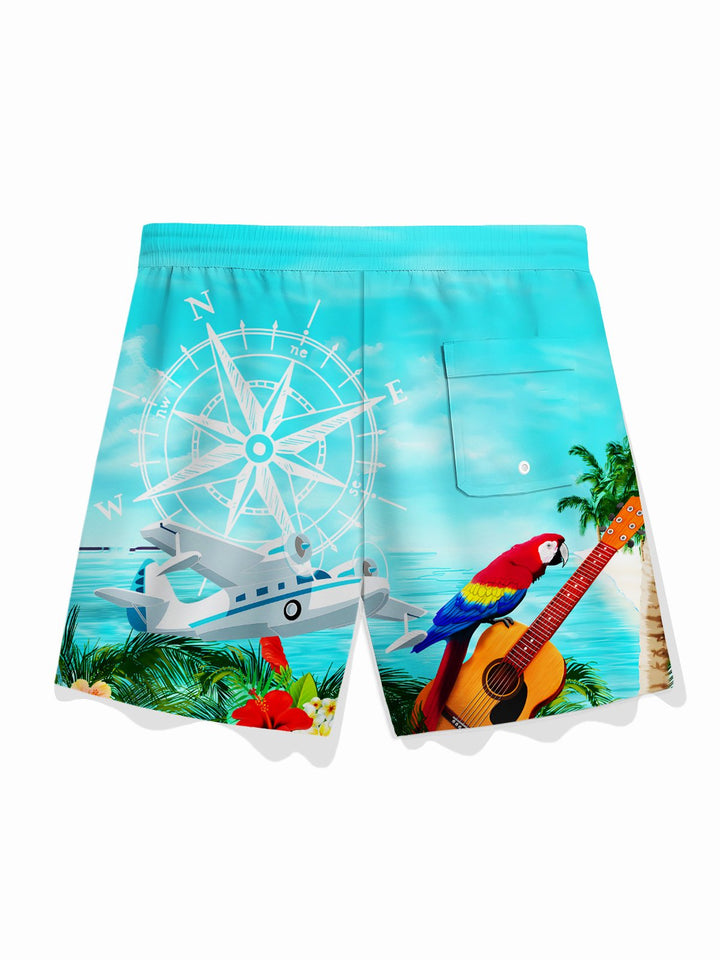 Alohadaddy Beach Vacation Tropical Hawaiian Men&
