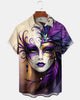 Alohadaddy® Carnival Holiday Opera Mask Party Hawaiian Shirt