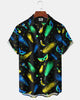 Alohadaddy® Carnival Holiday Feather Mask Music Hawaiian Shirt