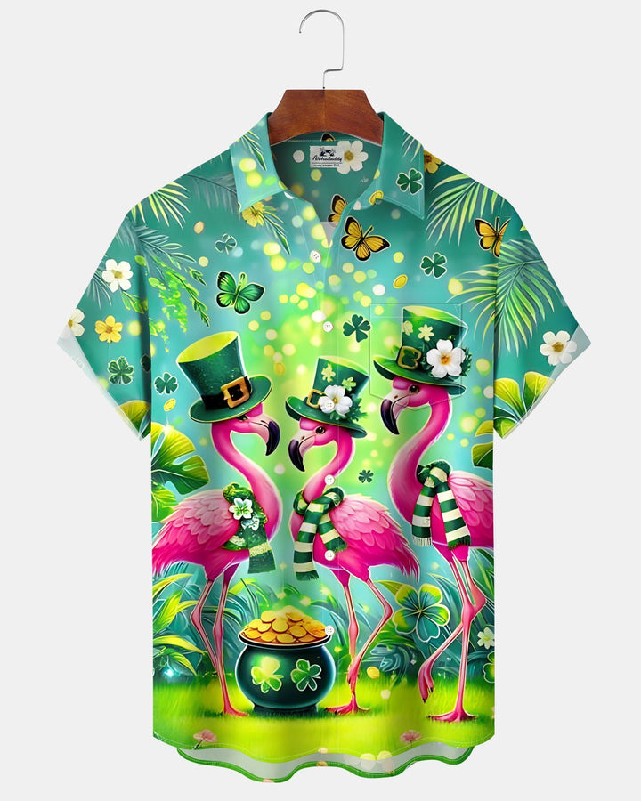 Alohadaddy® Holiday Flamingo St. Patrick&