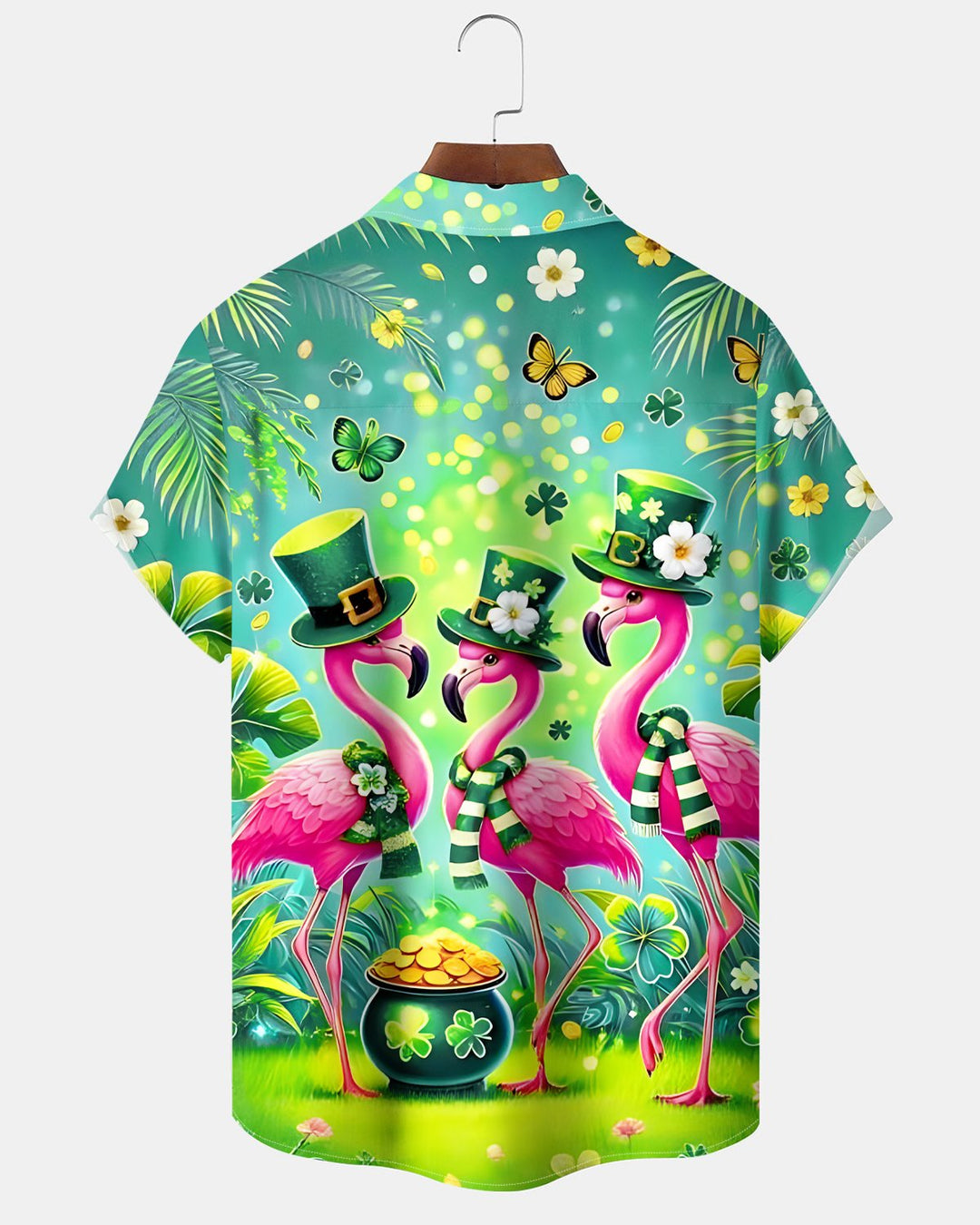 Alohadaddy® Holiday Flamingo St. Patrick&