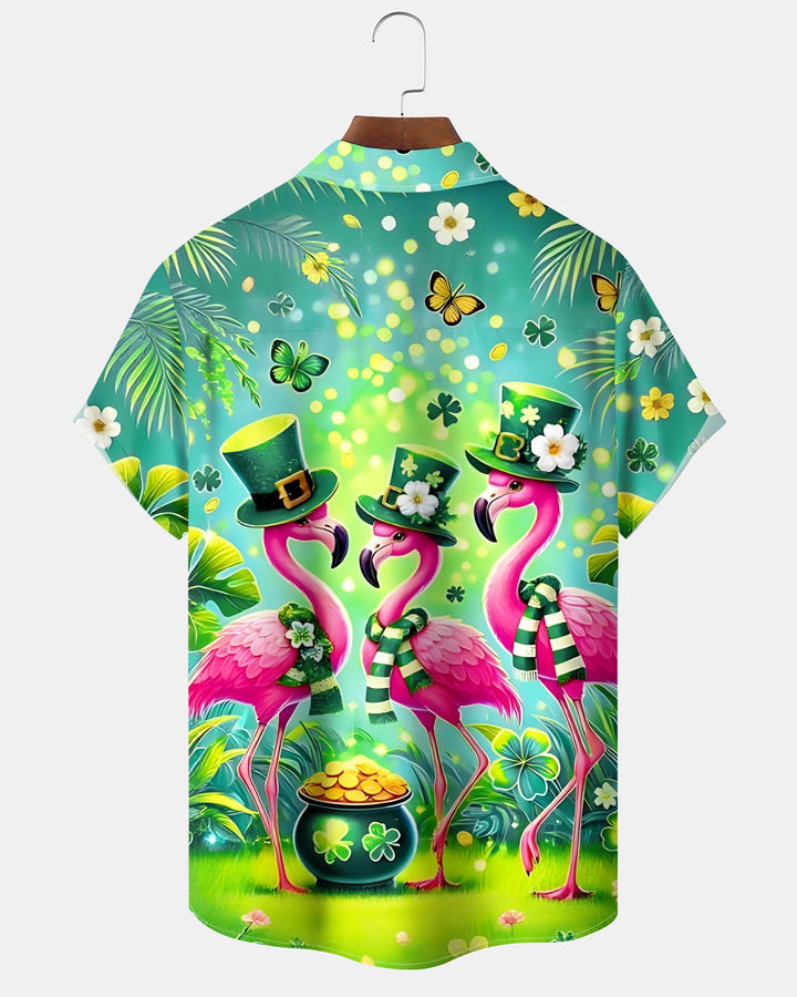 Alohadaddy® Holiday Flamingo St. Patrick&