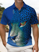Alohadaddy® Retro Abstract Leopard 3D Polo Shirt