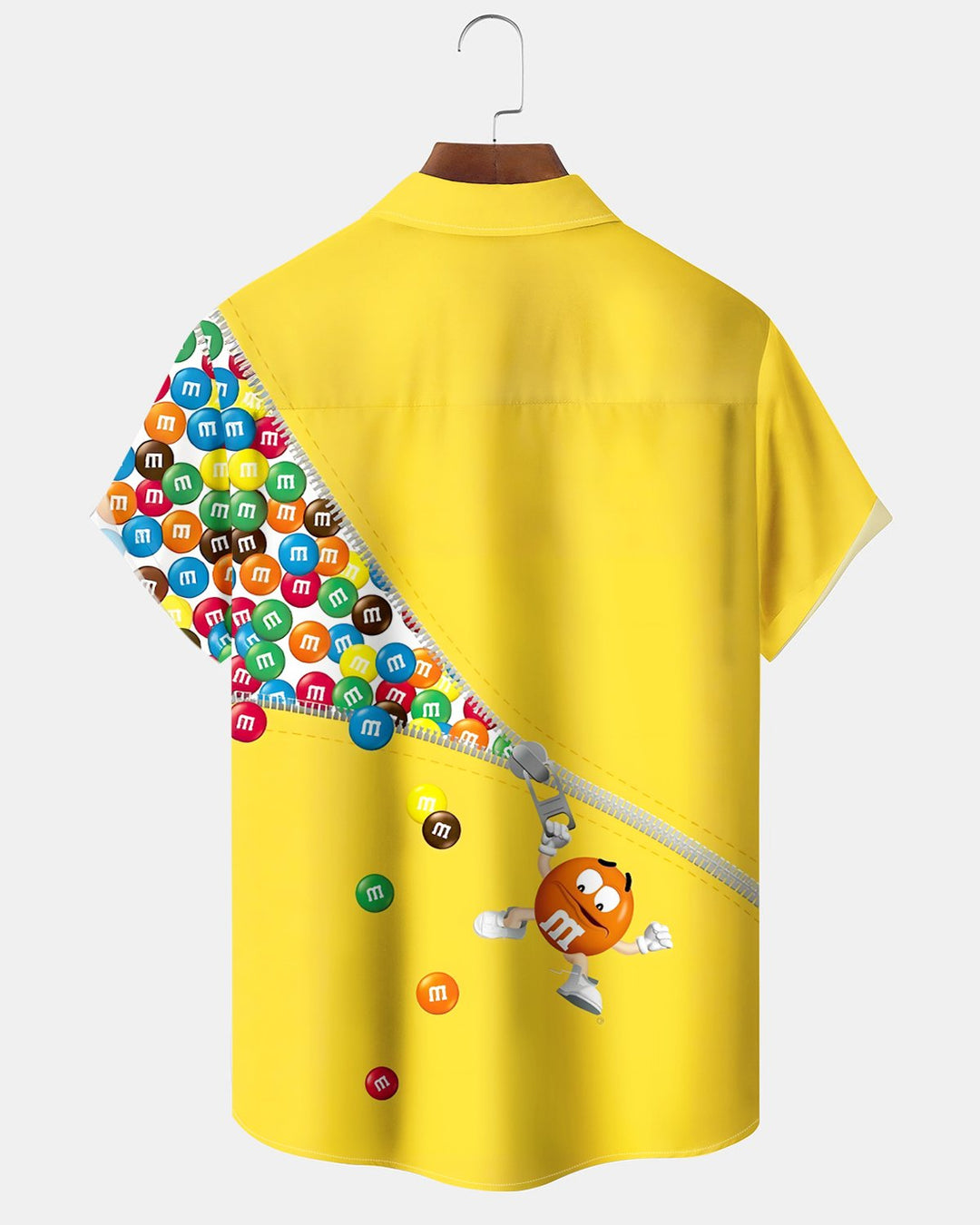 Alohadaddy® Retro Cartoon Art Printed Button-Down Shirt