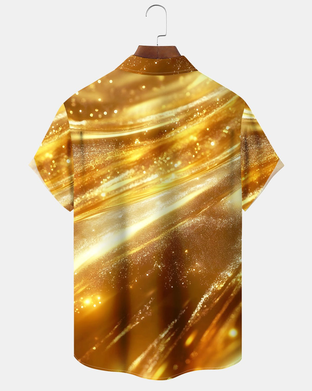 Alohadaddy® Retro Abstract Gradient 3D Print Button-Down Shirt