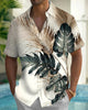 Alohadaddy® Hawaiian Banana Leaf Print Short-Sleeve Button-Down Shirt