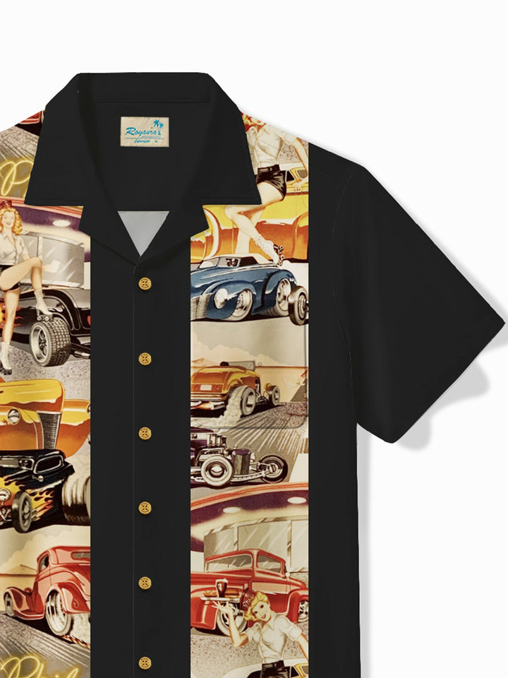 Alohadaddy Vintage Classic Car Black Men&