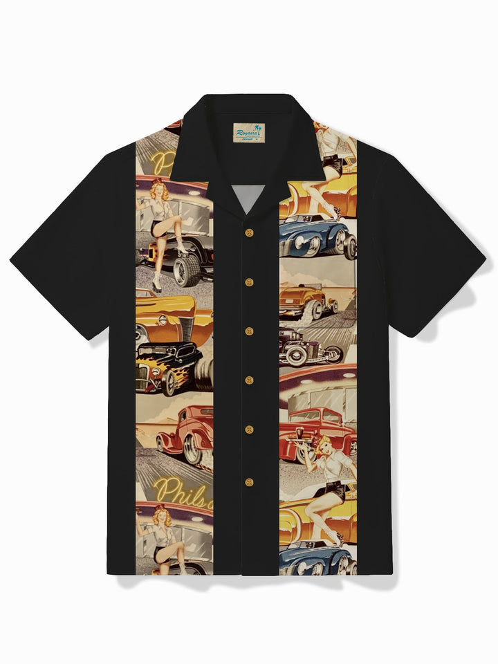 Alohadaddy Vintage Classic Car Black Men&