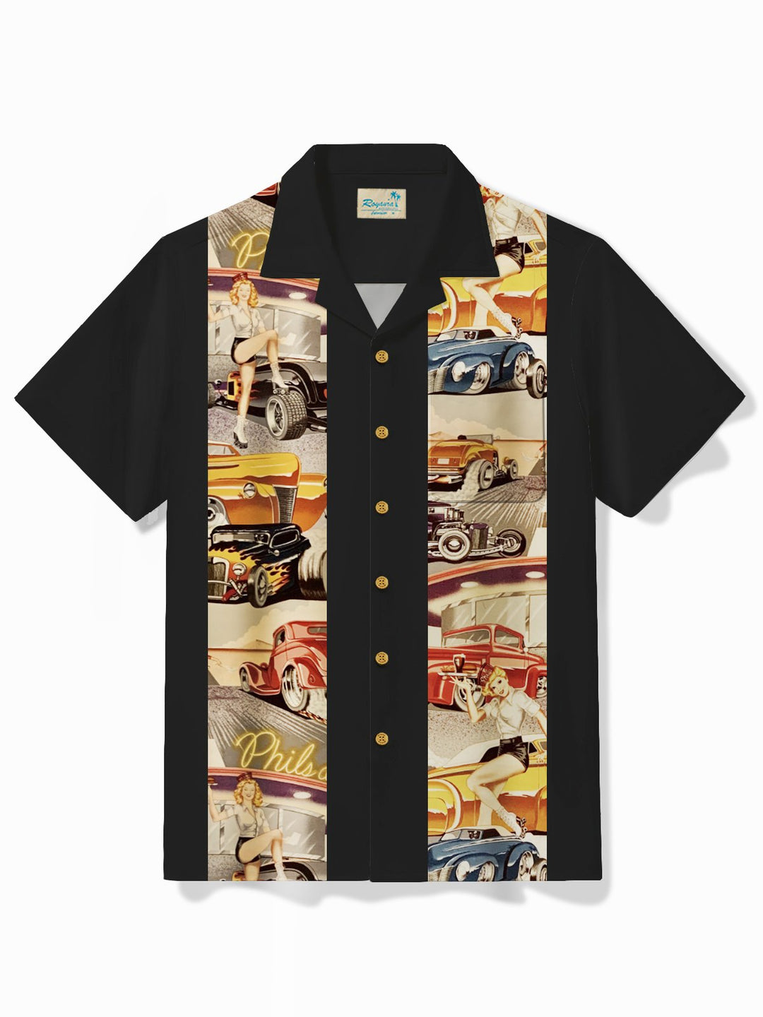 Alohadaddy Vintage Classic Car Black Men&