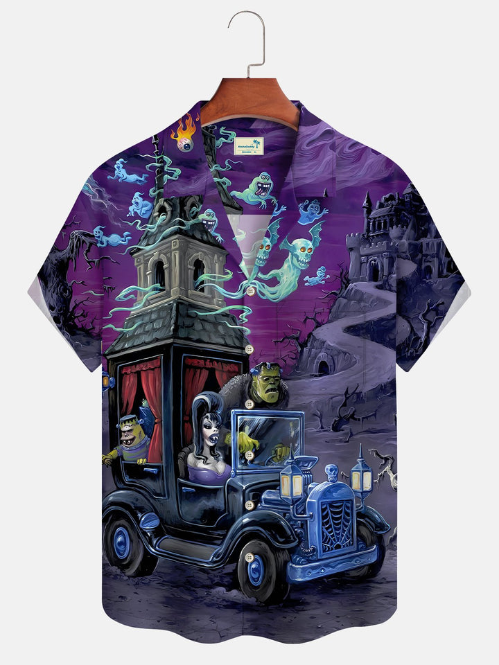 Aloahdaddy Halloween Cartoon Ghost 3D Digital Print Men&