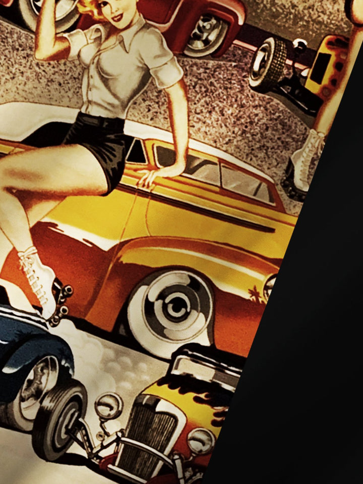 Alohadaddy Vintage Classic Car Black Men&