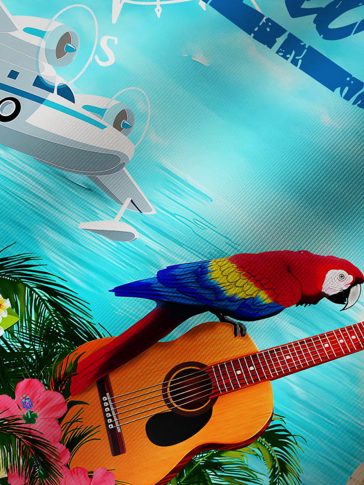 Alohadaddy Retro Blues Music Print Men&