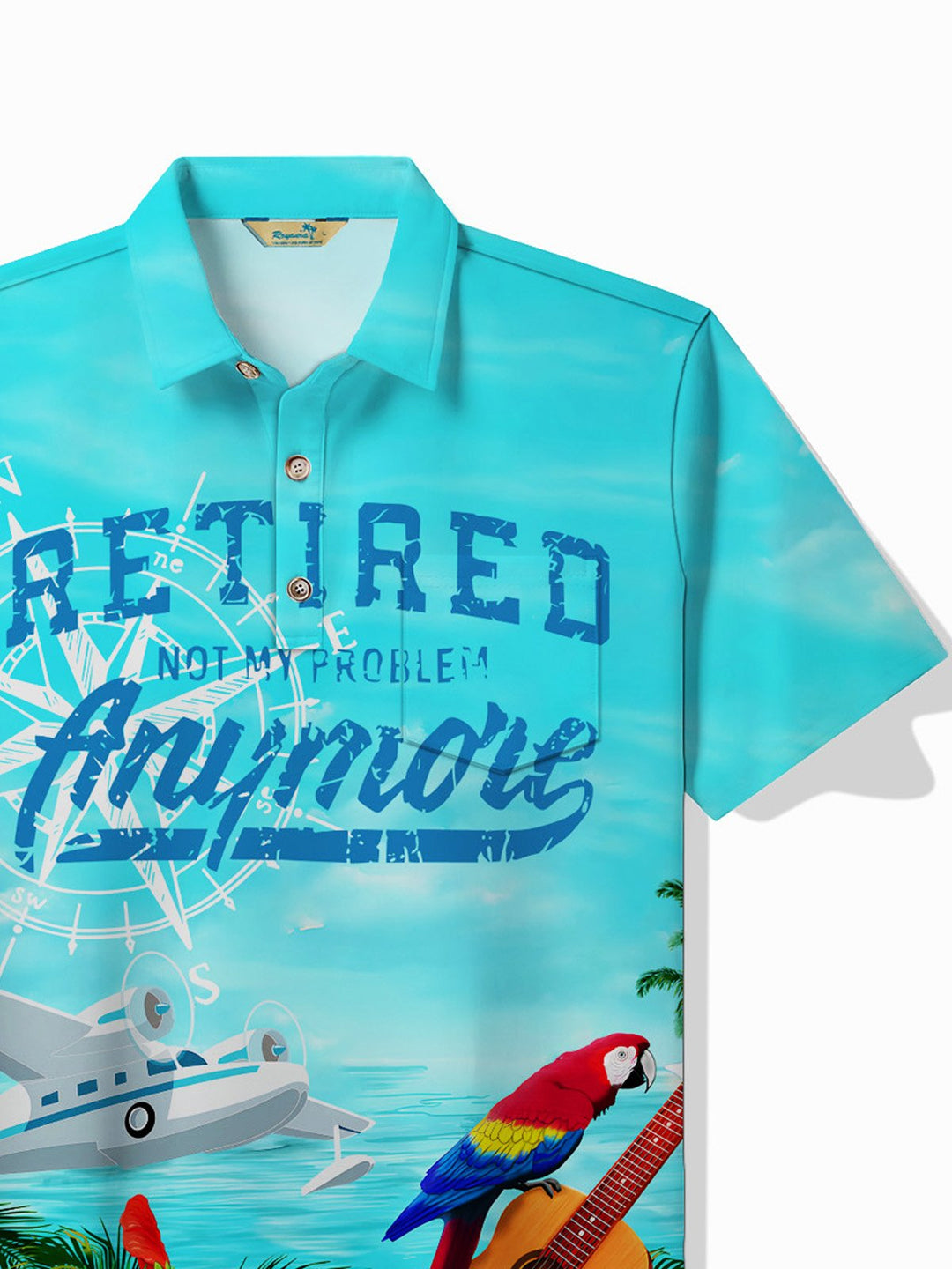 Alohadaddy Retro Blues Music Print Men&