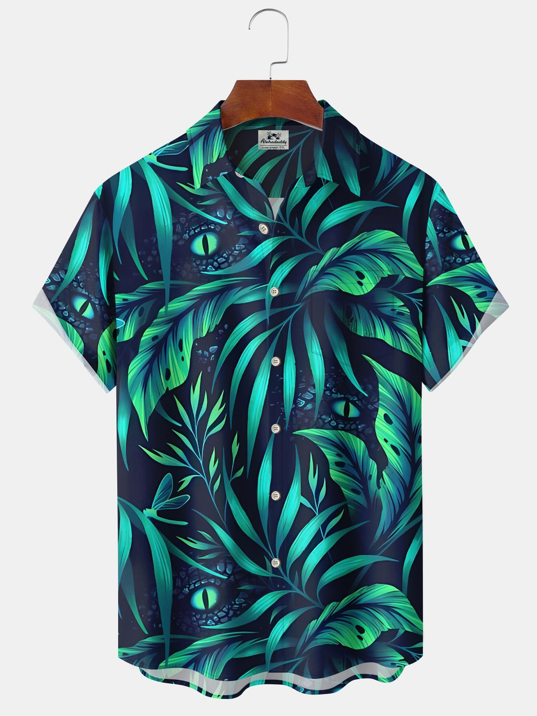 Alohadaddy Hawaiian Flora Snake Vacation Pocket Shirt