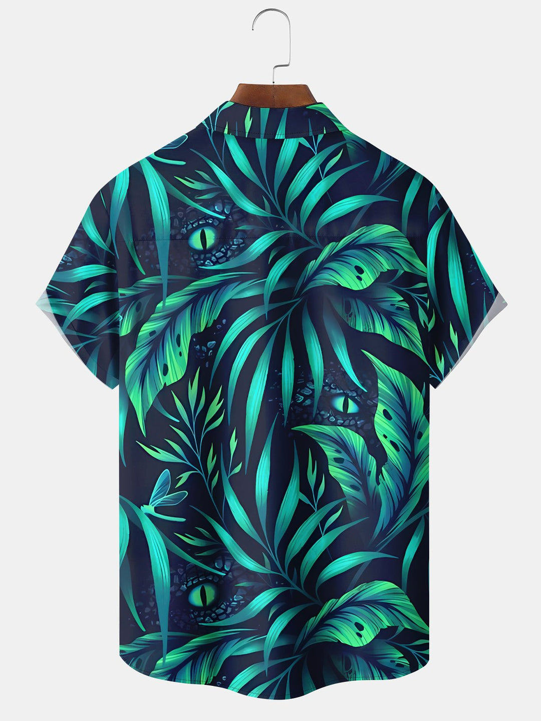 Alohadaddy Hawaiian Flora Snake Vacation Pocket Shirt