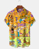 Alohadaddy® Retro Cartoon Puppy Short-Sleeve Shirt