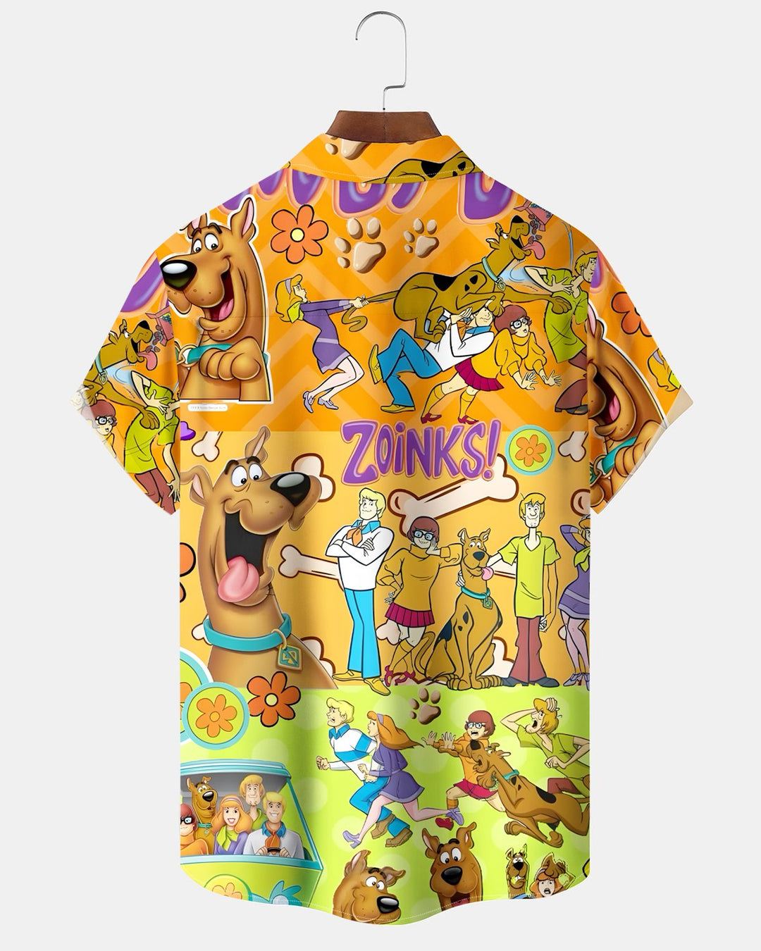 Alohadaddy® Retro Cartoon Puppy Short-Sleeve Shirt